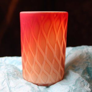 Hobbs Peach Blow Glass